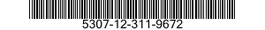 5307-12-311-9672 STUD,PLAIN 5307123119672 123119672