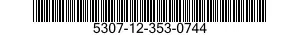 5307-12-353-0744 STUD,CONTINUOUS THREAD 5307123530744 123530744
