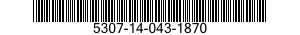 5307-14-043-1870 STUD,LOCKED IN 5307140431870 140431870