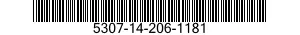 5307-14-206-1181 STUD,STEPPED 5307142061181 142061181