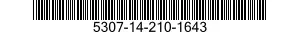 5307-14-210-1643 STUD,PLAIN 5307142101643 142101643