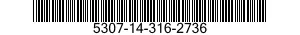 5307-14-316-2736 STUD,PLAIN 5307143162736 143162736