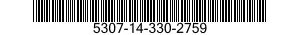 5307-14-330-2759 STUD,CONTINUOUS THREAD 5307143302759 143302759
