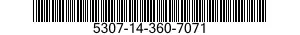 5307-14-360-7071 STUD,SHOULDERED 5307143607071 143607071