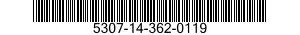 5307-14-362-0119 STUD,SHOULDERED 5307143620119 143620119