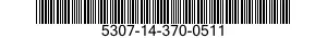 5307-14-370-0511 STUD,CONTINUOUS THREAD 5307143700511 143700511