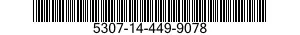 5307-14-449-9078 STUD,CONTINUOUS THREAD 5307144499078 144499078