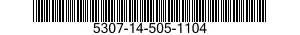 5307-14-505-1104 STUD,CONTINUOUS THREAD 5307145051104 145051104