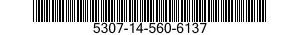 5307-14-560-6137 STUD,CONTINUOUS THREAD 5307145606137 145606137