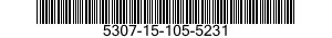 5307-15-105-5231 STUD,PLAIN 5307151055231 151055231