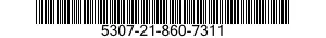 5307-21-860-7311 STUD,STEPPED 5307218607311 218607311