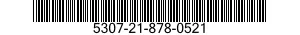 5307-21-878-0521 STUD,PLAIN 5307218780521 218780521