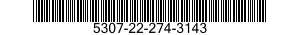 5307-22-274-3143 STUD,SHOULDERED 5307222743143 222743143