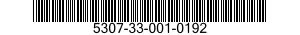 5307-33-001-0192 STUD,CONTINUOUS THREAD 5307330010192 330010192