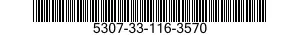 5307-33-116-3570 STUD,CONTINUOUS THREAD 5307331163570 331163570