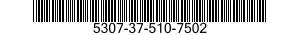 5307-37-510-7502 STUD,PLAIN 5307375107502 375107502