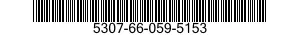 5307-66-059-5153 STUD,CONTINUOUS THREAD 5307660595153 660595153