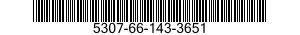 5307-66-143-3651 STUD,CONTINUOUS THREAD 5307661433651 661433651