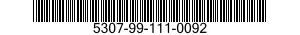 5307-99-111-0092 STUD,CONTINUOUS THREAD 5307991110092 991110092