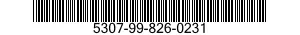 5307-99-826-0231 STUD,SHOULDERED 5307998260231 998260231