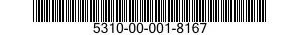 5310-00-001-8167 NUT,SELF-LOCKING,HEXAGON 5310000018167 000018167