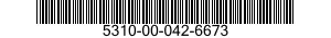 5310-00-042-6673 NUT,SELF-LOCKING,HEXAGON 5310000426673 000426673