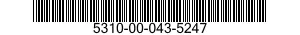 5310-00-043-5247 WASHER,FLAT 5310000435247 000435247