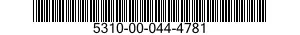 5310-00-044-4781 NUT,SELF-LOCKING,EXTENDED WASHER,DOUBLE HEXAGON 5310000444781 000444781