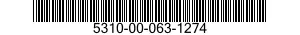 5310-00-063-1274 NUT,PLAIN,SLOTTED,HEXAGON 5310000631274 000631274