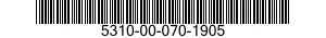 5310-00-070-1905 NUT,PLAIN,SLOTTED,HEXAGON 5310000701905 000701905