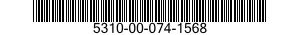 5310-00-074-1568 NUT,PLAIN,ASSEMBLED WASHER 5310000741568 000741568