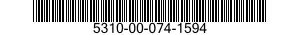 5310-00-074-1594 NUT,SELF-LOCKING,ROUND 5310000741594 000741594