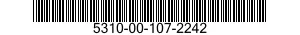 5310-00-107-2242 NUT,SELF-LOCKING,EXTENDED WASHER,DOUBLE HEXAGON 5310001072242 001072242