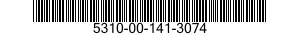 5310-00-141-3074 NUT,SELF-LOCKING,EXTENDED WASHER 5310001413074 001413074