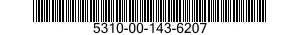 5310-00-143-6207 NUT,SELF-LOCKING,HEXAGON 5310001436207 001436207