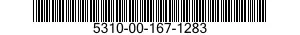5310-00-167-1283 NUT,PLAIN,CASTELLATED,HEXAGON 5310001671283 001671283