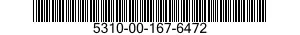 5310-00-167-6472 NUT,PLAIN,WING 5310001676472 001676472