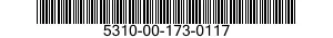 5310-00-173-0117 NUT,SELF-LOCKING,SINGLE BALL SEAT,HEXAGON 5310001730117 001730117