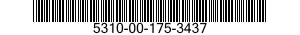 5310-00-175-3437 NUT,SELF-LOCKING,SPLINE 5310001753437 001753437