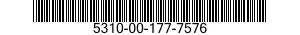 5310-00-177-7576 NUT,PLAIN,SLOTTED,HEXAGON 5310001777576 001777576
