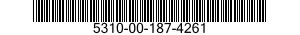5310-00-187-4261 NUT,PLAIN,SQUARE 5310001874261 001874261