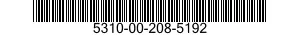 5310-00-208-5192 NUT,PLAIN,HEXAGON 5310002085192 002085192