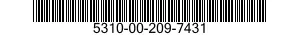 5310-00-209-7431 WASHER,FLAT 5310002097431 002097431