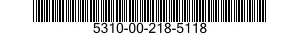 5310-00-218-5118  5310002185118 002185118