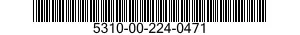 5310-00-224-0471 NUT,SELF-LOCKING,EXTENDED WASHER,HEXAGON 5310002240471 002240471