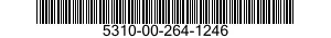 5310-00-264-1246 NUT,PLAIN,SLOTTED,HEXAGON 5310002641246 002641246