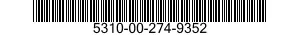 5310-00-274-9352 NUT,PLAIN,WING 5310002749352 002749352