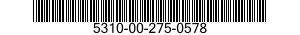 5310-00-275-0578 WASHER,LOCK 5310002750578 002750578