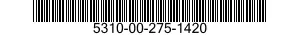 5310-00-275-1420 NUT,SELF-LOCKING,HEXAGON 5310002751420 002751420