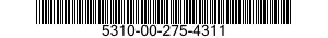 5310-00-275-4311 NUT,SELF-LOCKING,PLATE 5310002754311 002754311
